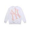 MLB Old Flower Sweatshirts Unisex White Crew Neck Moderate 31MTM2111-50W
