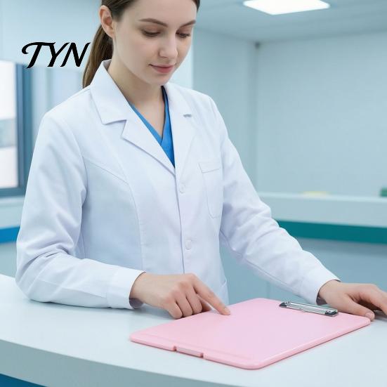 Portable File Folder Plastic Storage Clipboard, Letter Size Slimcase with Pen Holder, 200 Ergonomic Handle Clip Board Sheet Capacity, Durable Document