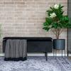 House Nordic Luna Storage Bench Black 442802