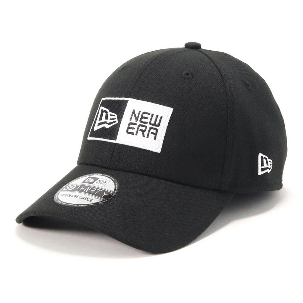 [New Era] Cap Box Logo BlackBox Logo LXL 3930 BOXLOGO BLK WHI 25J