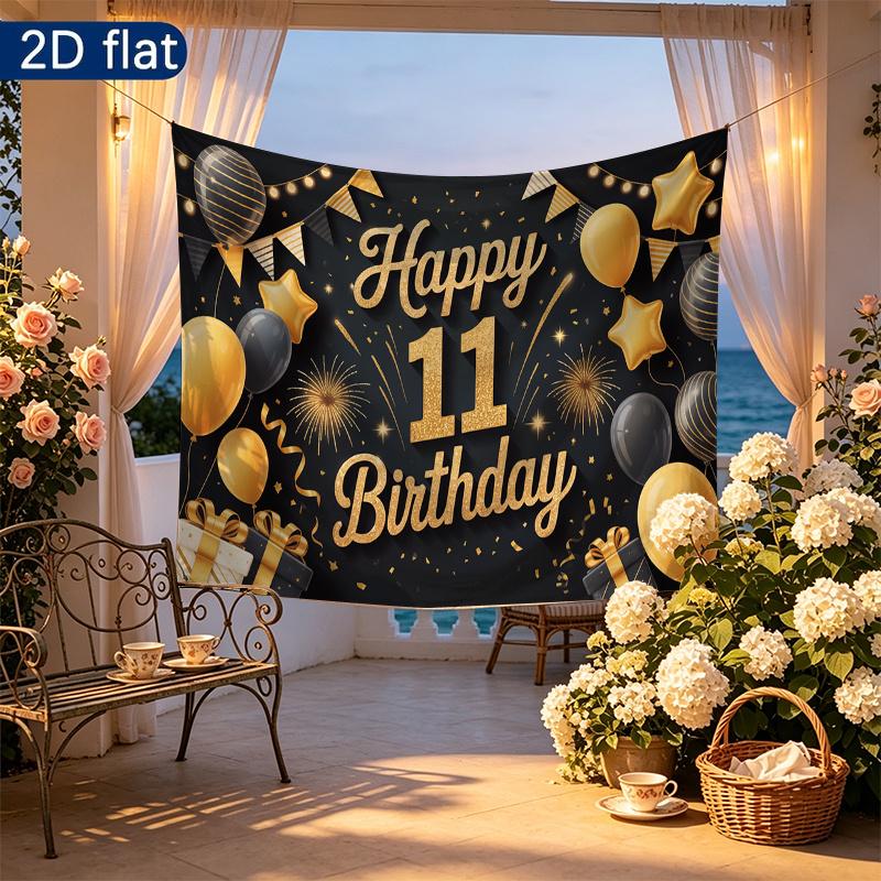 Glitter Party Backdrop 1pc - Celebration Decor
