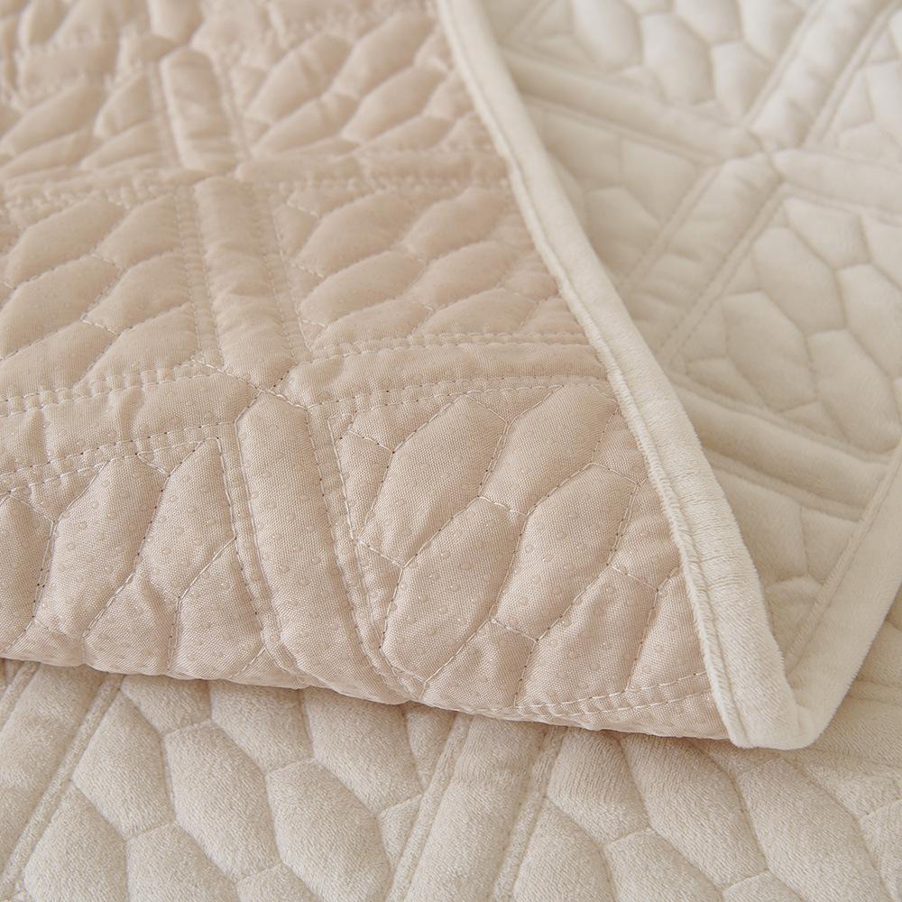 Milk Velvet Sofa Cushion Shaggy Back Arm Cushion Towel Sofa Cover
