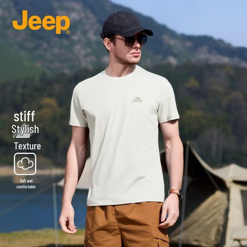 JEEP Men s Cool-Touch Breathable Loose Fit T-Shirt XL