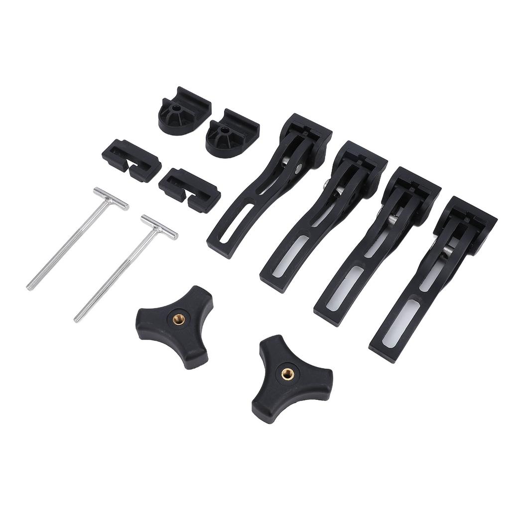 Grampo para Tampa de Caçamba de Caminhão para Tampa de Caçamba de Caminhonete Rígida Tri-Fold ou Quad-Fold Inclui Parafusos em T Grampos Dianteiros Traseiros