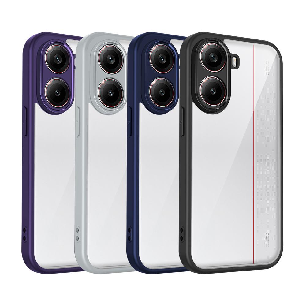 KEYSION Transparent Case for Xiaomi POCO X8 Pro Max Soft Silicone+PC HD Clear Simple Shockproof Phone Back Cover for POCO X8 Pro