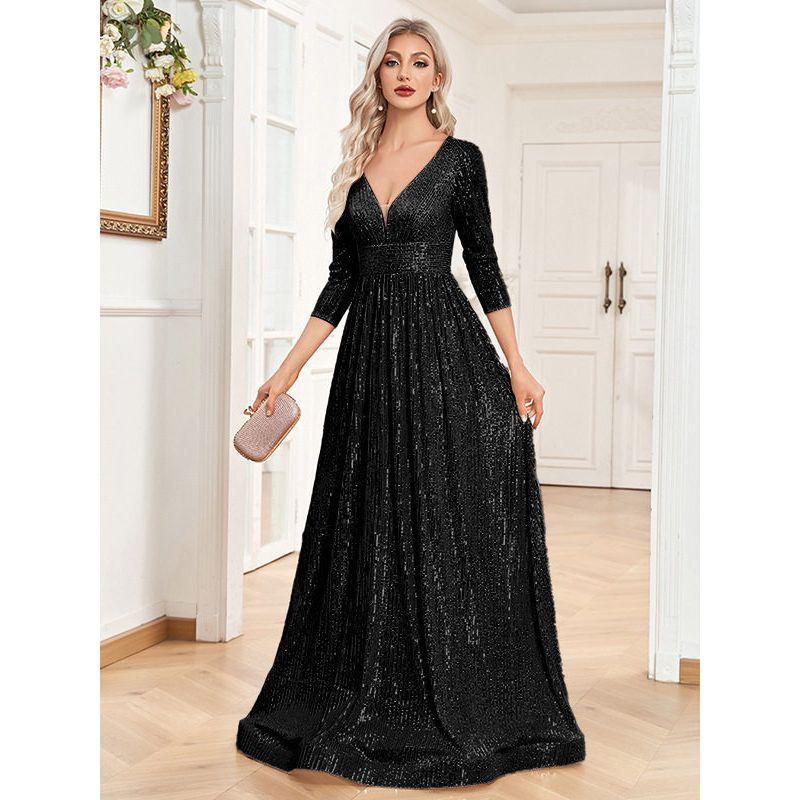 Evening Dresses Elegant Banquet European and American Cocktail Party Long Dresses Evening Party Dresses Gown