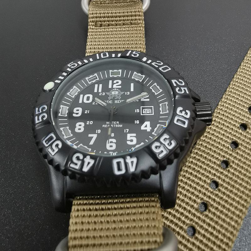 Addiesdive Men's Multifunctional Quartz Watch - Luminous, Outdoor, Waterproof