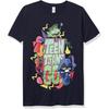 WARNER BROS Titans Go Teens Disco Jongens Premium Effen Ronde Hals T-shirt