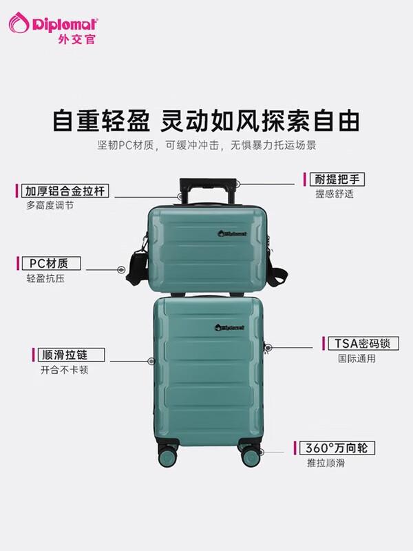 

Diplomat Compact Travel Makeup Case