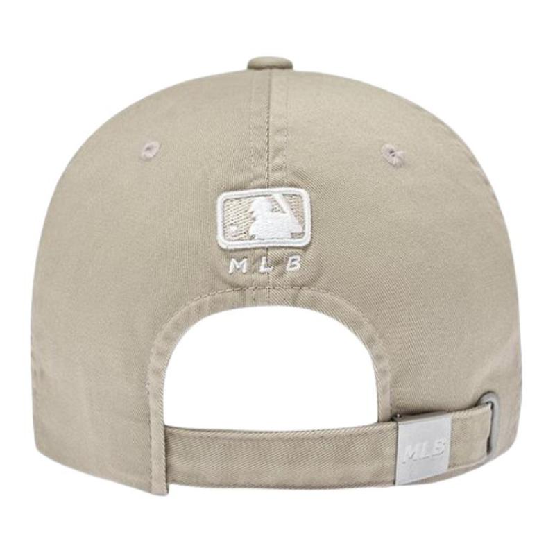 MLB 100% Cotton Baseball Caps Unisex Beige Fashion 3ACPV315N-50BGS