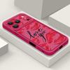 Shockproof Phone Case For iPhone 17 Pro Max Case iPhone 16 15 14 13 Pro Max 11 17e 16e Fashion Kiss Lips Print Soft Silicone Bumper Cover