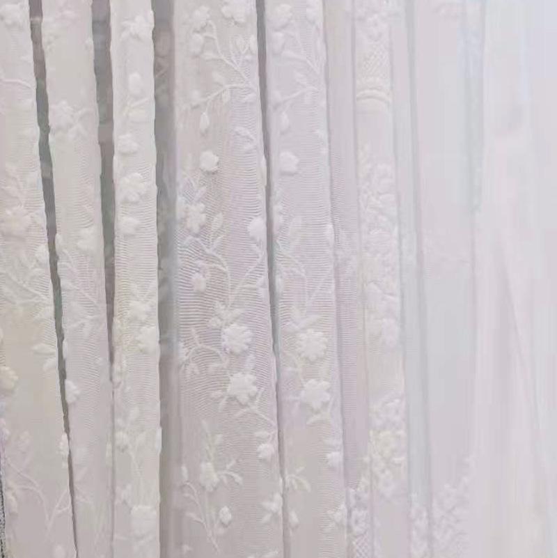 Weiße transparente Spitzengardinen & Hochzeitsvorhänge - Kostenloser Versand