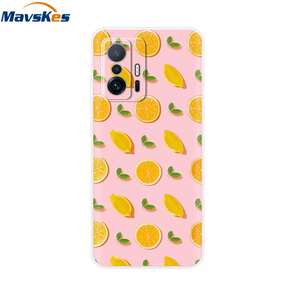 For Xiaomi 11T Pro Case For Xiaomi 11T Cover Transparent Silicone Cute Back Cover Cases Soft Bumper for Xiaomi 11t 5g T11 Capa