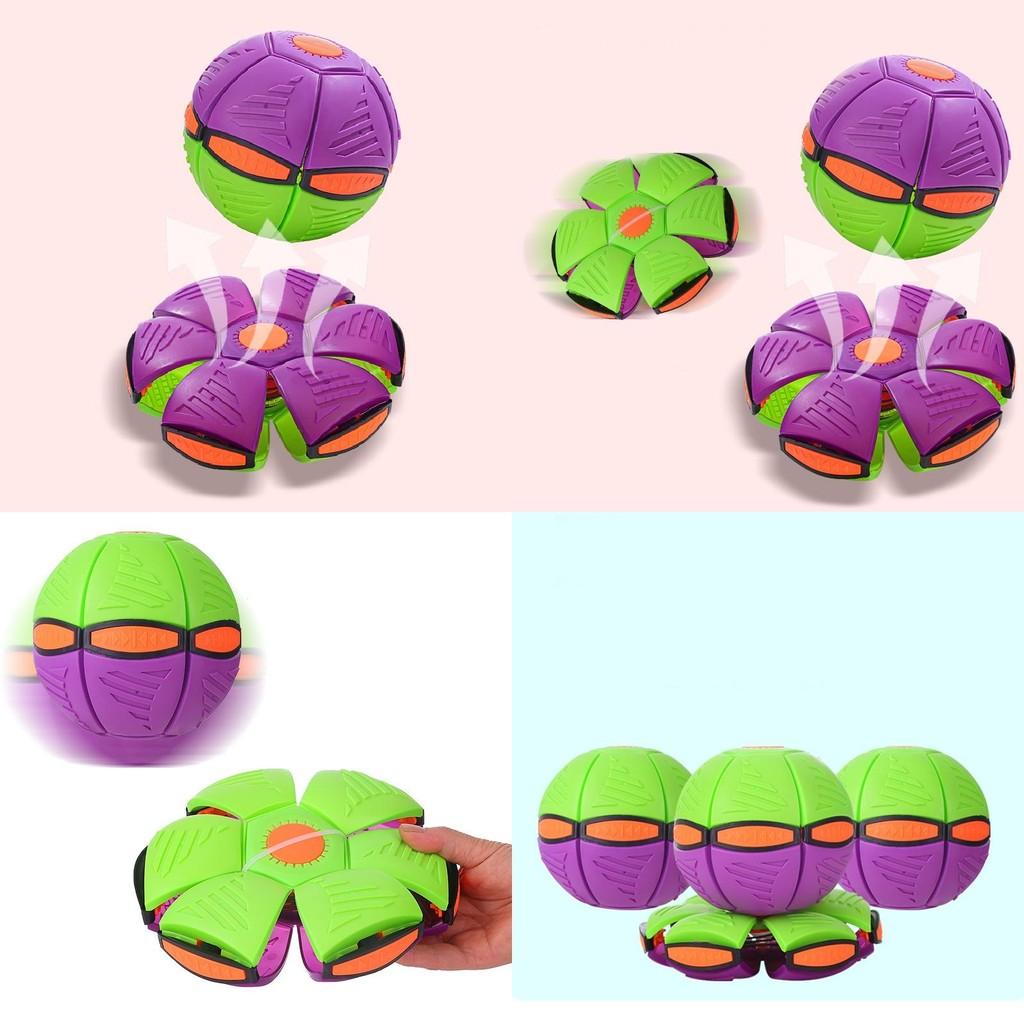 Colorful Carrot Flying Saucer Ball For Kids With Bouncing Light Up Features