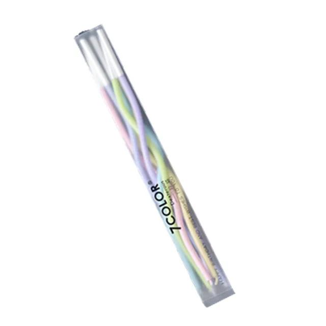 6Pcs Curve Wedding Birthday Candle Party Cake Decoration Pencil Golden Paraffin Supplies DIY Bake Boy Girl Home Tools