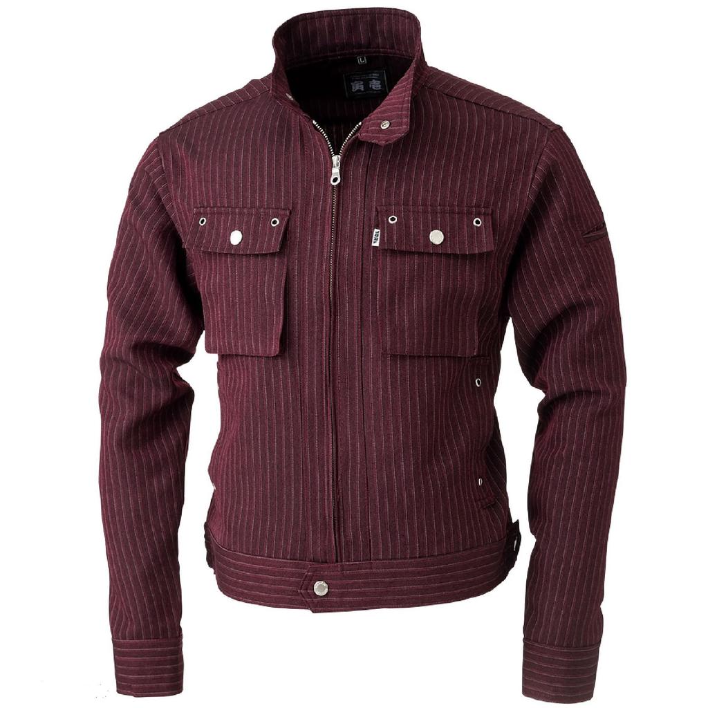 Toraichi Jacke Lange Kniebundhosen Arbeitskleidung Arbeit Bau Größe 4L x 95cm Dunkelrot [Toraichi] Rider's & (4309s554414) Set, Hosen, Kniebundhosen,