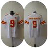Men Women American Football Jersey Retro Style Embroidered Team Cotton Blend Sport Shirt Fan Wear