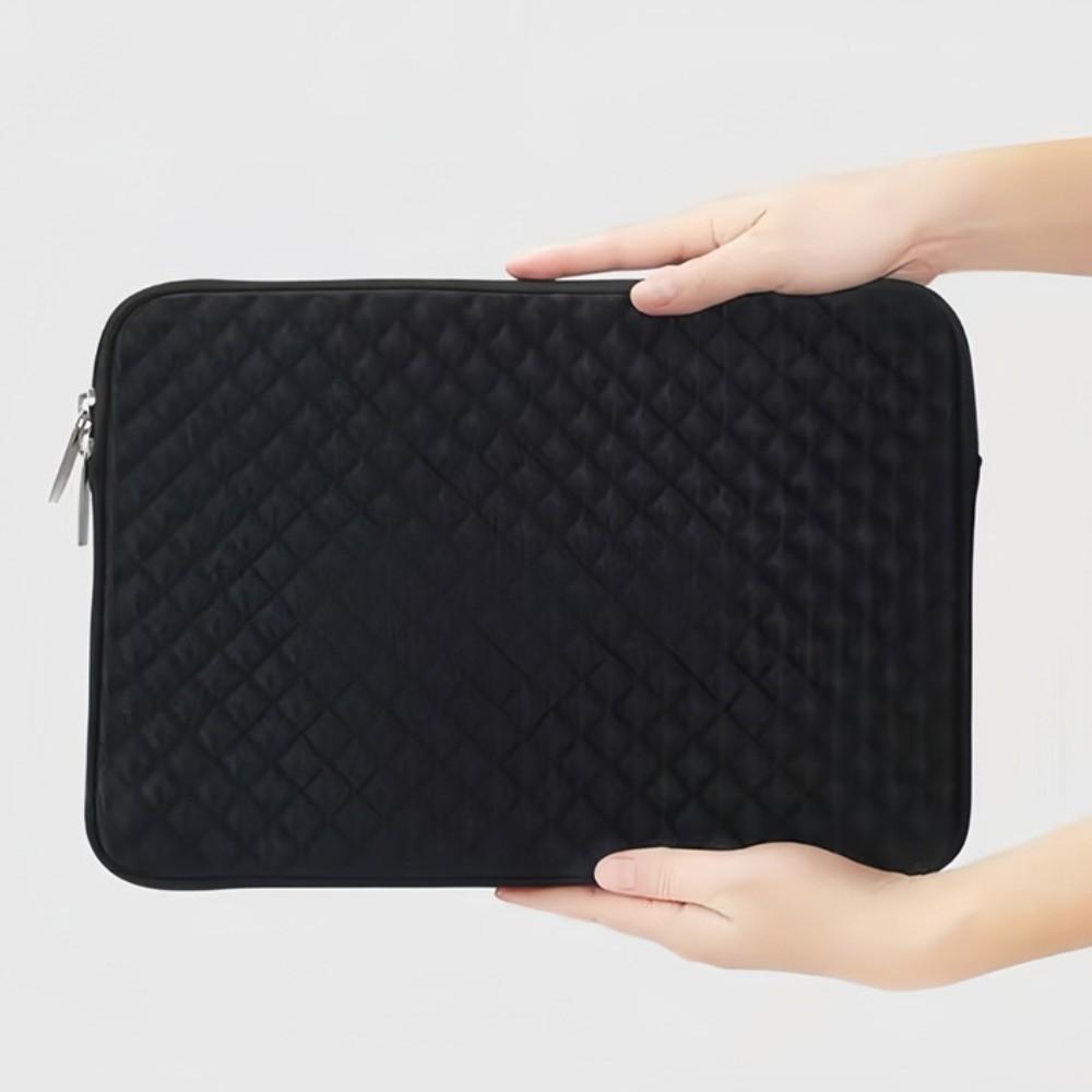 Grid Texture Laptop Portable Sleeve Shockproof Waterproof Notebooks Protective Bag Simple Lining Laptop Sleeve Bag
