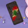 Lebanon Flag Map For Huawei Nova 7i 8i 11i 12i 12s 9 10 SE Y60 Y61 Y70 Y72 Y73 Y90 Y91 P20 P40 P30 Lite Case