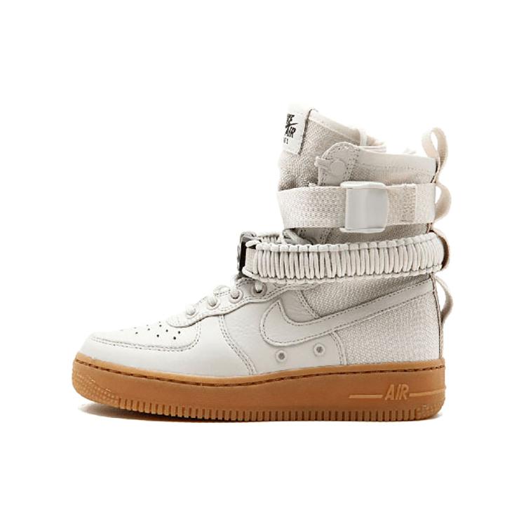 New Nike Sf Air Force 1 High Light Bone Women's 857872-004