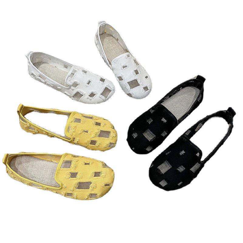 2023 Women's Summer Mesh Slip-On Flats: Soft Sole, Shallow Mouth, Lightweight Moccasins