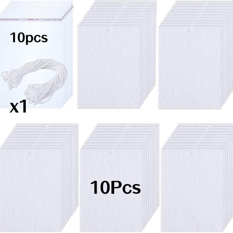 

10/20Pcs Sublimation Air Fresheners Blanks Sheets DIY Felt Air Freshener Rectangle Fragrant Sheets Car Home Hanging Decoration