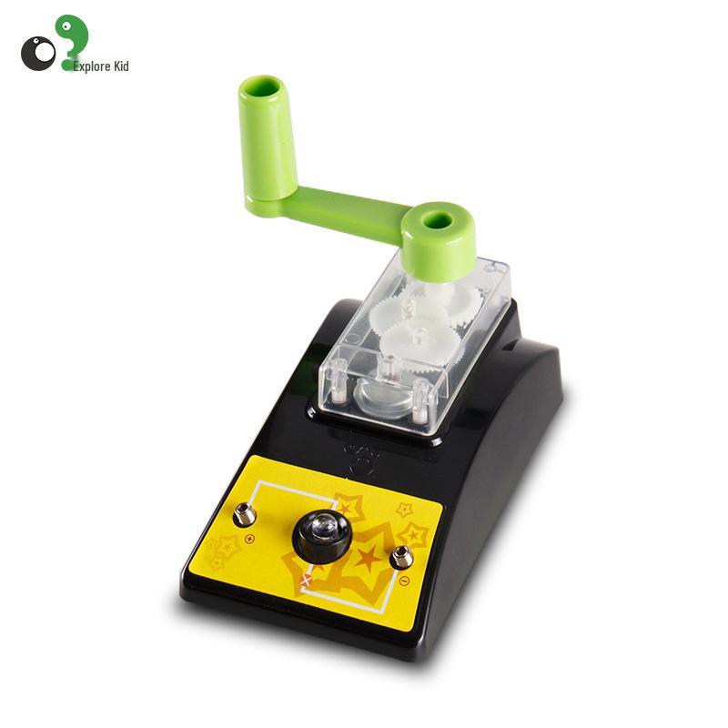 DIY Hand-Crank Generator Science Toy for Kids