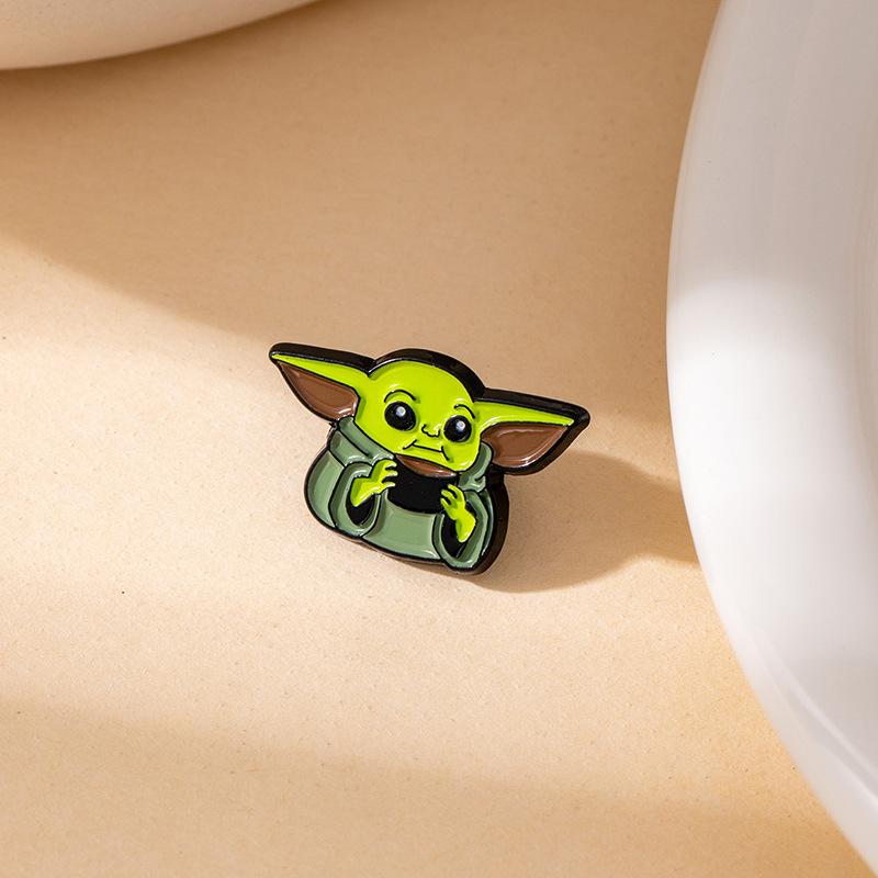 Мультяшная Милая Креативная Брошь Котёнок Рыбачит Креативная Брошь Самоед Маленький Динозавр Маленький Монстр Значок Брошь