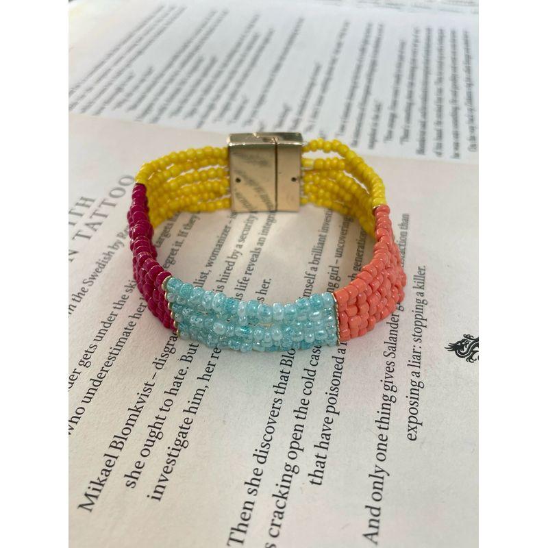 

125 Fashion Export Ornament Spring and Summer Vacation Style Island Retro Stone Wooden Bead Shell Crystal Seaside Bracelet 46