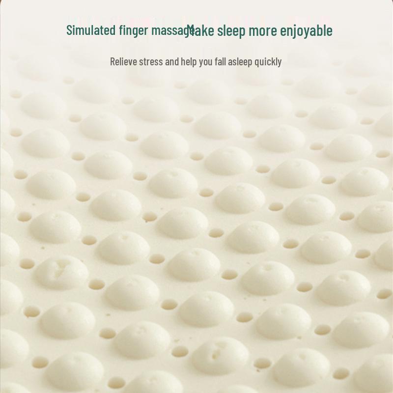 Thailand Natural Latex Neck Support Pillow for Home and Dorm - Massage & Sleep Aid