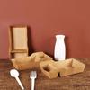 Disposable Double-Compartment Kraft Paper Lunch Boxes