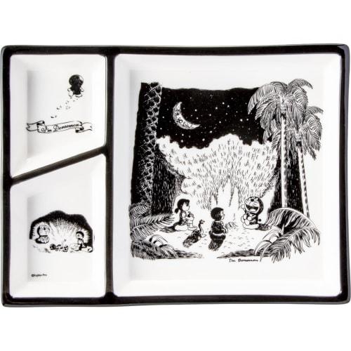

Doraemon Divided Plate, Comic Plate, Approx. 26 x 20 x 3 cm, I m Doraemon Nobita s Dinosaur, Tableware, Doraemon Goods, Birthday Gift, White, SAN4