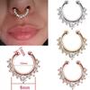 1 Pcs Fake Piercing Nose Ring For Women Clip Septum Rock Hip Hop Punk  Body Jewelry Fake Perforation Nose Studs