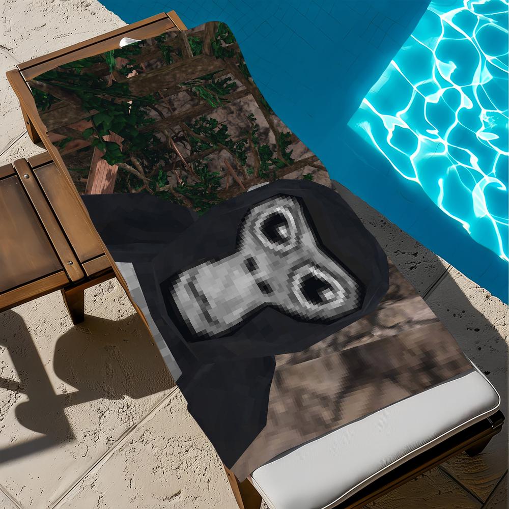 Towel Beach Bath Quick-Drying Lightweight Portable Sauna Camping Funny G-GorillaS T-Tag Game Swim Pool Travel