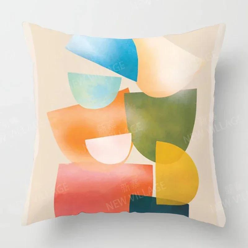 

Скандинавский Осенний Домашний Декор Осенняя Наволочка для Подушки-Пледа Чехол для Подушки на Диван Роскошный Моранди 66x66cm