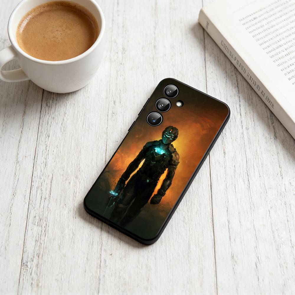 

DEAD SPACE Phone Case Black Silicone Soft For Samsung Galaxy A73,A72,A71,A70,A53,A52,A51 Samsung a40