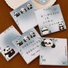 50Sheets Cute Cartoon Panda Sticky Notes Kawaii Students Notepad Office School Accessories Stationery Self Adhesive Sticky Notes