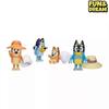 Spot Bluey Family Holiday Figure 4 Pack Family Trip Action Figures Birthday Present Decorative Ornaments On The Tabletop