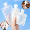 30/50/100ML Thickened Travel Size Refillable Pouch Portable Cosmetic Squeeze Bag for Lotion Shampoo Shower Gel Facial Cleanser