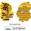 Creative Gold Sticker for Mobile Phones and Refrigerators - Wealth Card Gift
