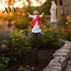 Weatherproof Garden Jesus Statue Solar Light, Religious Outdoor Waterproof Lighted Landscape Decor Figurine, Pathway Light for Yard Lawn Patio