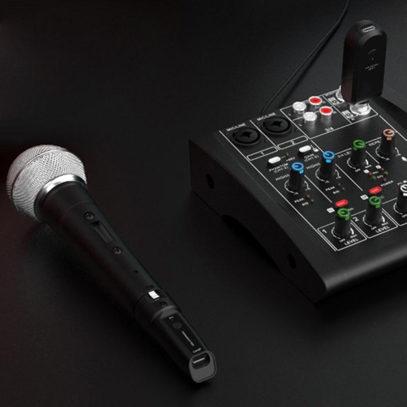 Professional UHF Wireless Microphone Converters Transmitter Receiver Wireless Mic System For Enhances Performances