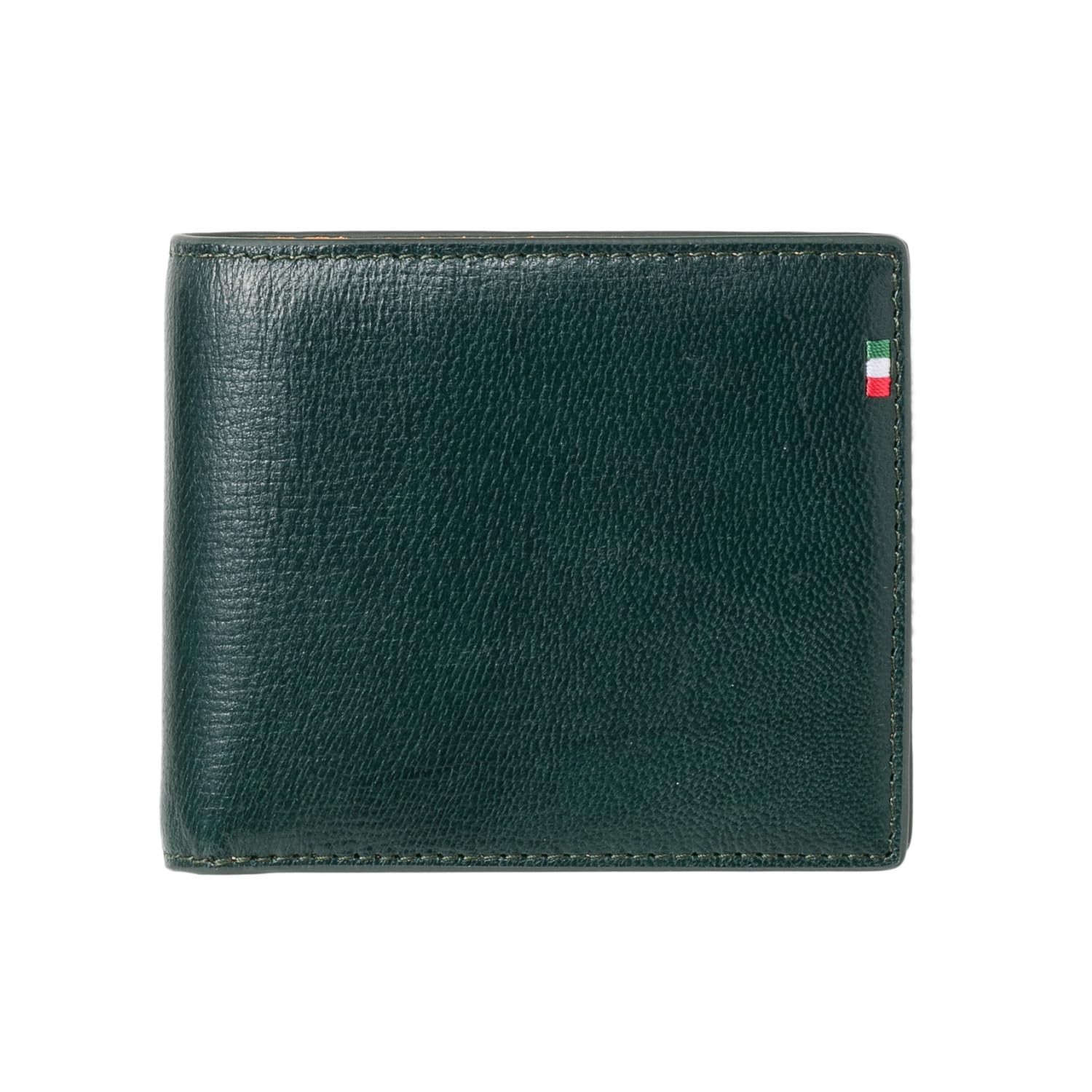 

Milagro Bonaudo Palmellato Goat Leather Bifold Wallet (Men s Wallet, Large Capacity, Coin Purse, Card Holder, Genuine Goat Leather) CA-PG-653 (Green)