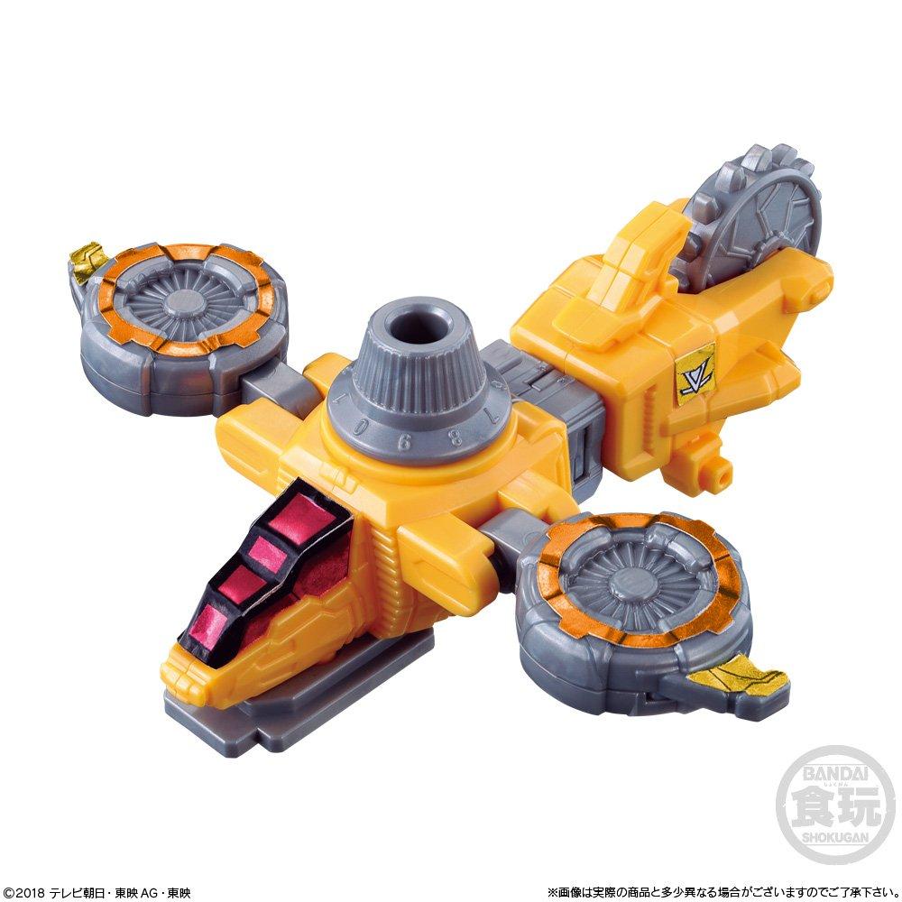 Minipla VS Vehicle Combination Series 01 Lupin Kaiser of 5 x Candy Sweets Sentai Lupinranger VS Keisatsu Sentai (Set 1) Toys/Refreshing (Kaitou