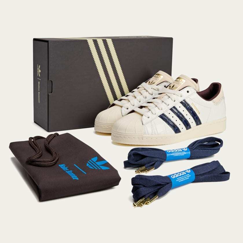 JP7161 Wales Bonner adidas Originals Superstar Wonder White Collegiate (Herren)