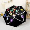 Pool Ball Fusion Portable Automatic Umbrella Compact Durable 8 Rib Design Lightweight for Outdoor Daily Use Elegant Women's Umbrella