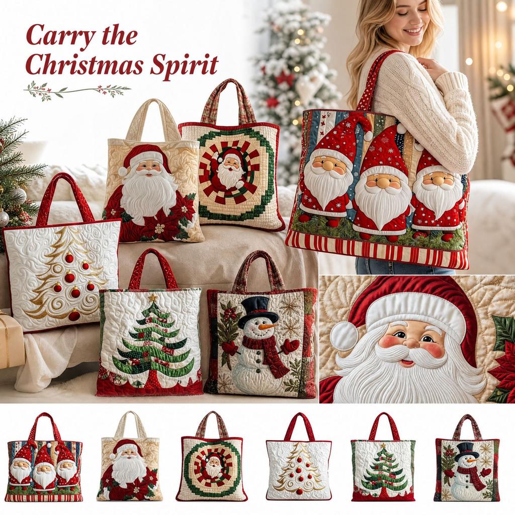 Women's Christmas Digital Print Shoulder Bag, Fashionable Vertical Handbag, Small (S) Size 4033cm