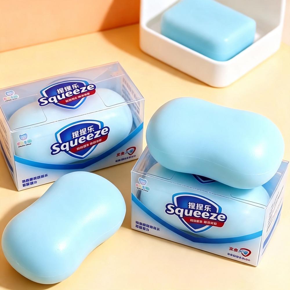Filled Soft Soap Ball Squishy Handmade Crunchy Fidget Toy Building Block Squishy  Adult Kids