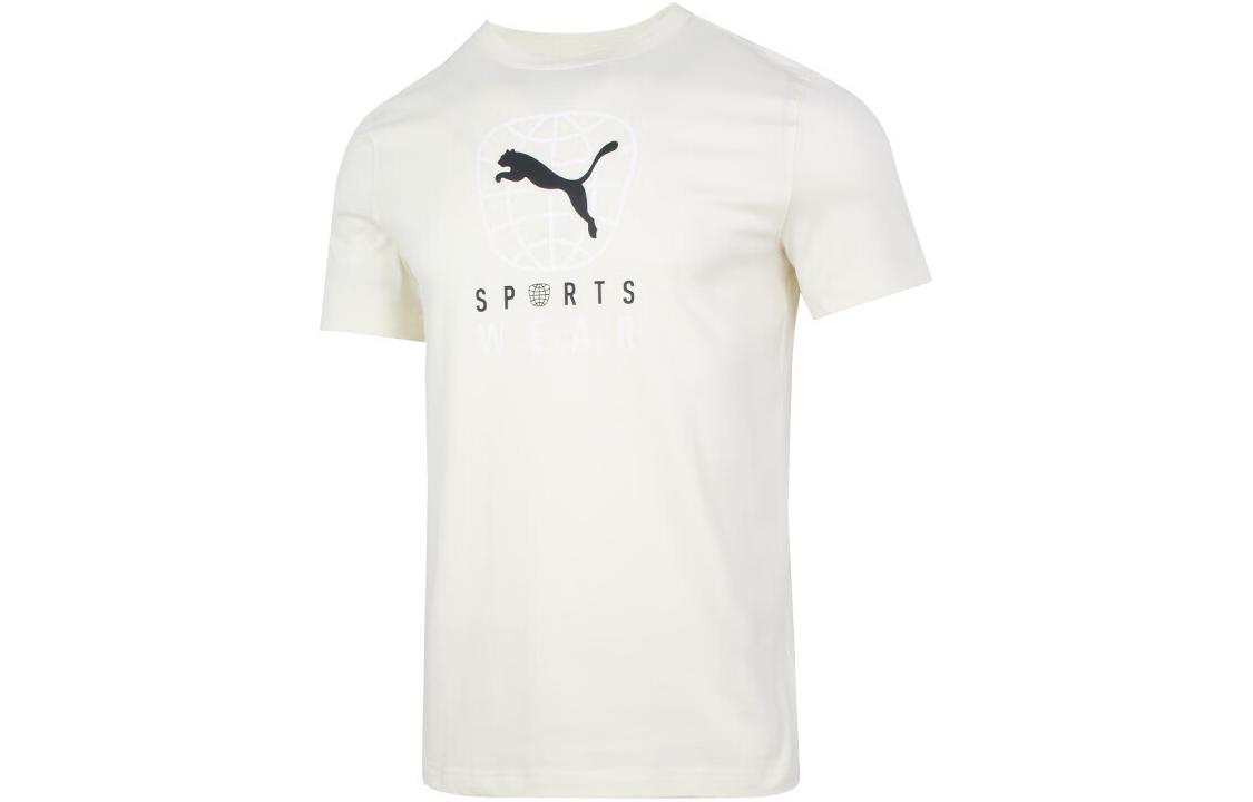 PUMA Set-in Sleeve T-Shirt Men s White 682070-99 M