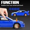 Simulation Subaru Alloy Impreza Car Model Toy With Sound And Light Functions